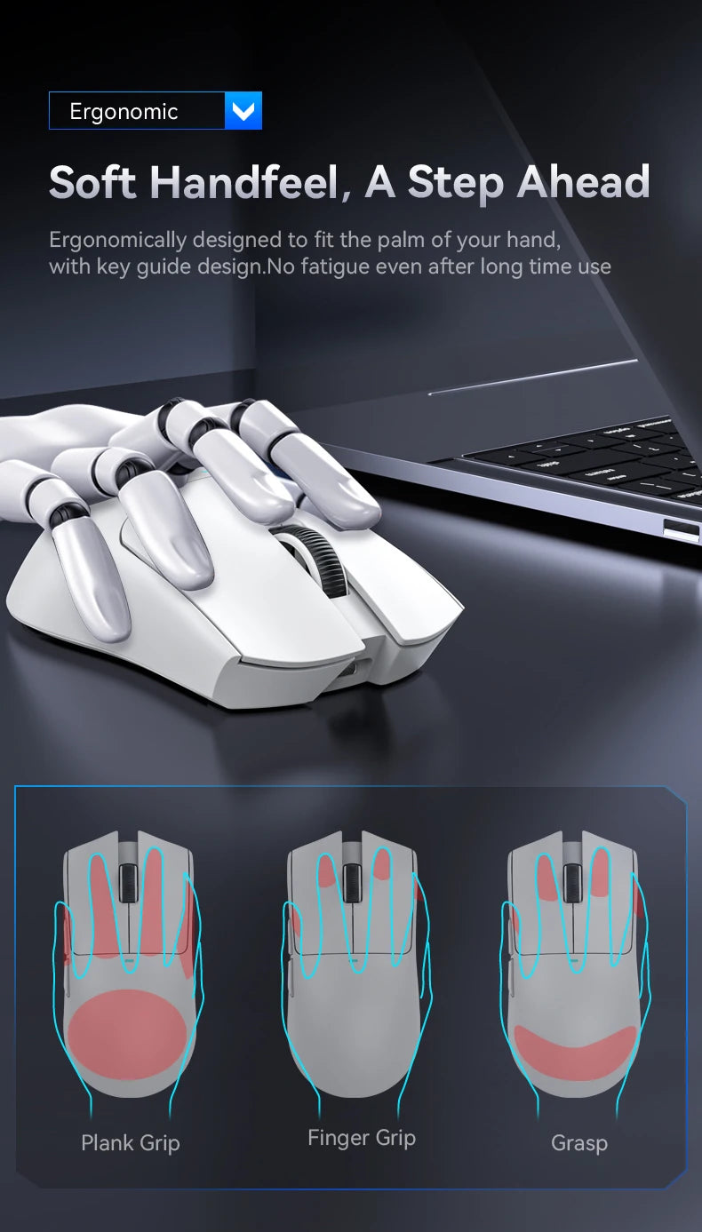 ATTACK SHARK X11 PAW3311 optical sensor,maximum resolution of 22K DPI acceleration up to 40G,edge in competitive gaming