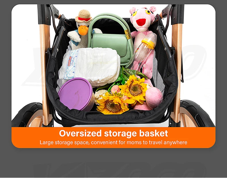 3-in-1 baby stroller travel system lightweight pram for newborns compact foldable Winter baby stroller baby buggy all-terrain