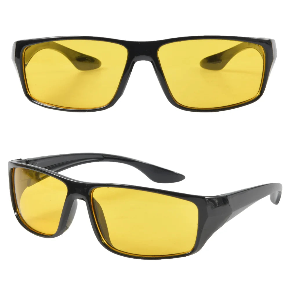 Car Night Vision Goggles Anti-Glare Sunglasses UV Protection Eyewear Enhanced Light Motorcycle Driving Glasses Car Accessries