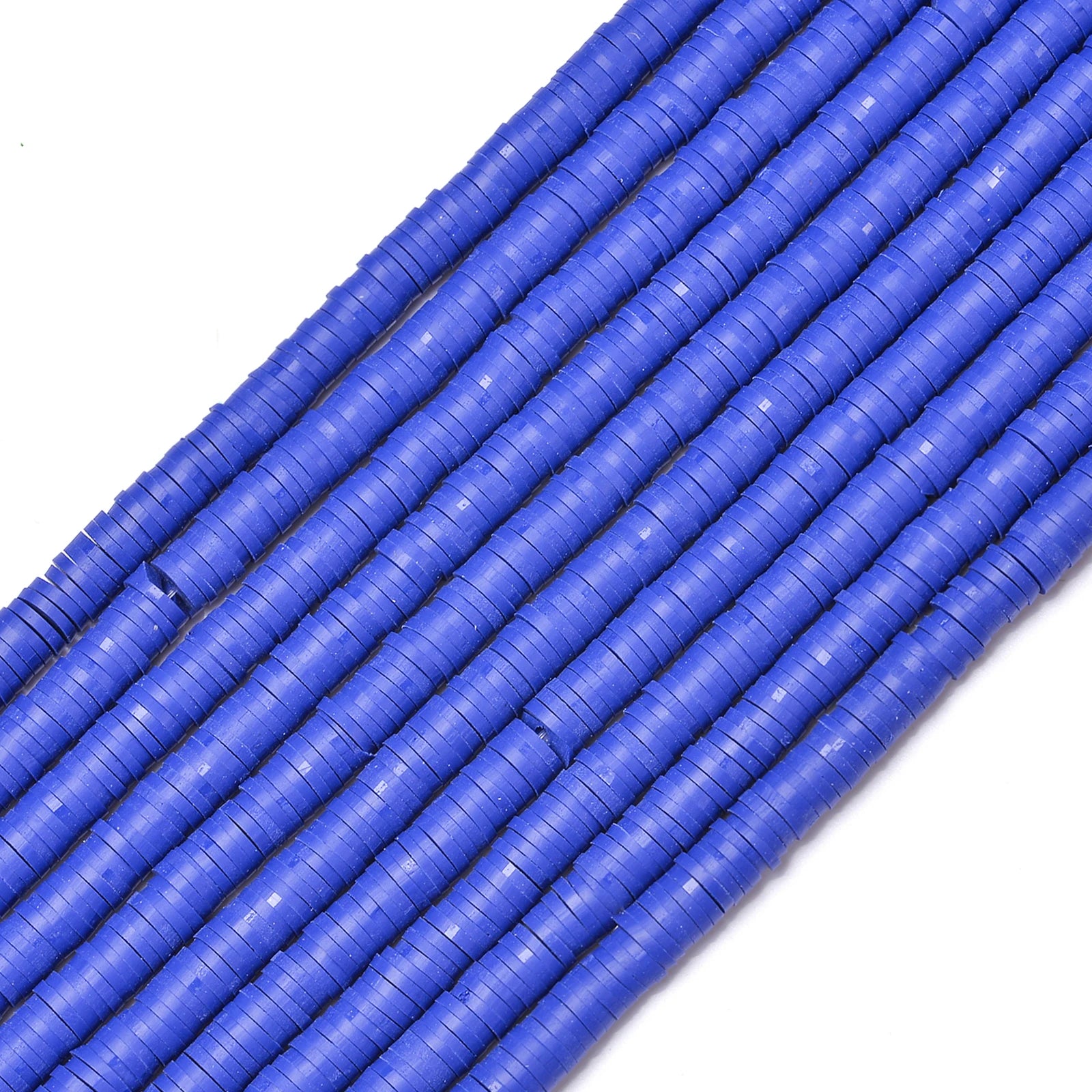 350pcs 6mm Flat Round Polymer Clay Beads Loose Spacer Beads for Jewelry Making DIY Needlework Bracelet Necklace Earrings