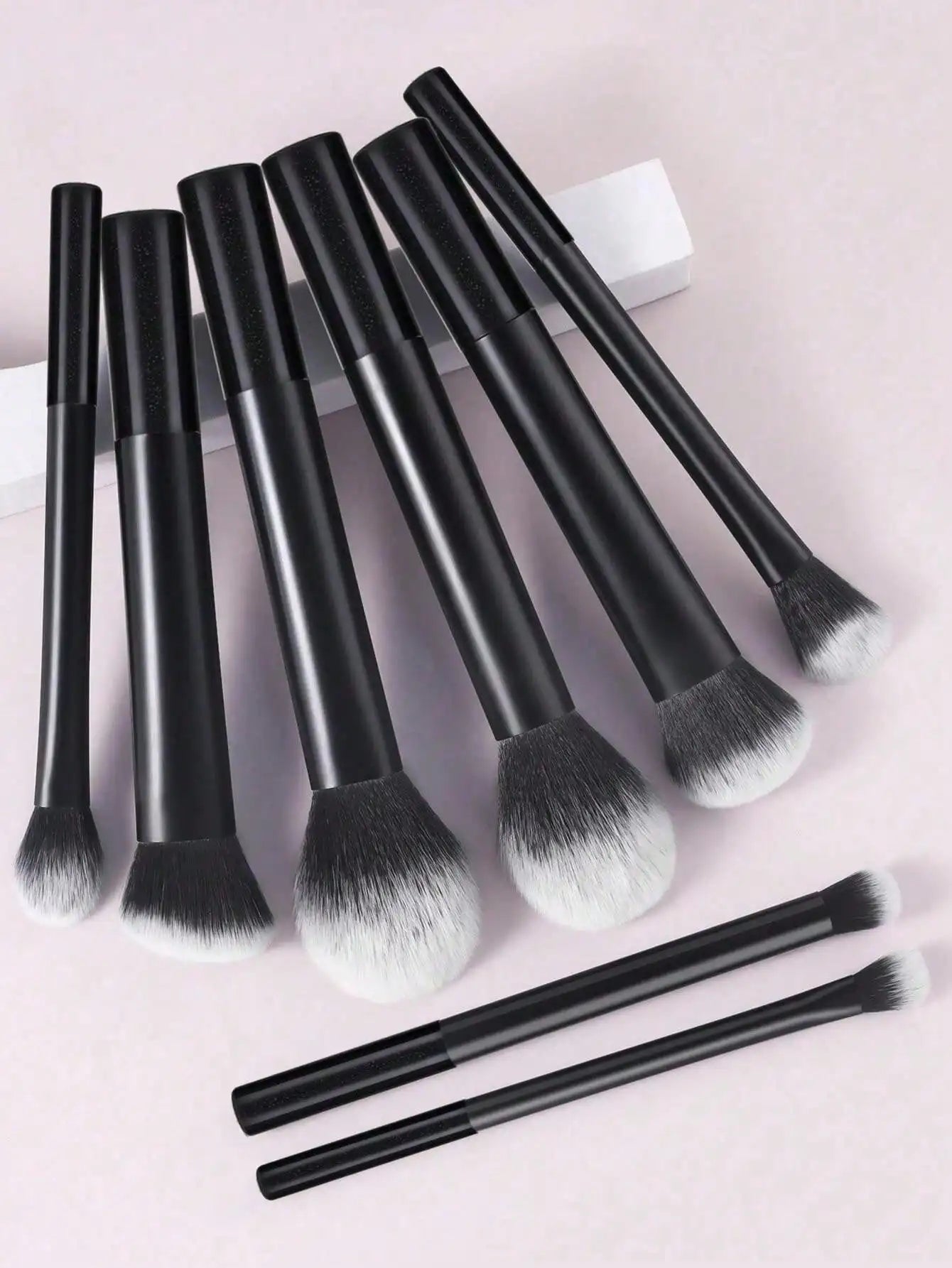 3pcs Makeup Brush Set, Including Angled Eyeliner Brush, Eyebrow Brush, And Ultra-Fine Eyeshadow Brush, Makeup Brush Set, Makeup Brush Kit, Makeup Brush Set, Full Makeup Brushes, Makeup Brush Set, Complete Makeup Tools, Makeup