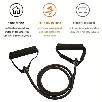 Resistance Bands With Handles, Home Workout Bands for Men Women, Exercise Strength Training Equipment with Handle for Fitness Gym