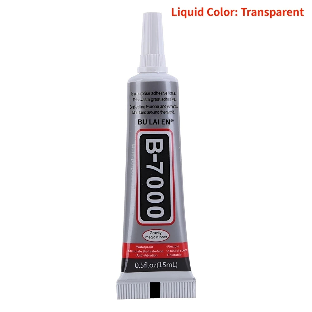 15ML 50ML 110ML B7000 Clear Contact Phone Repair Adhesive Universal Glass Plastic DIY Glue T7000 with Precision Applicator Glue