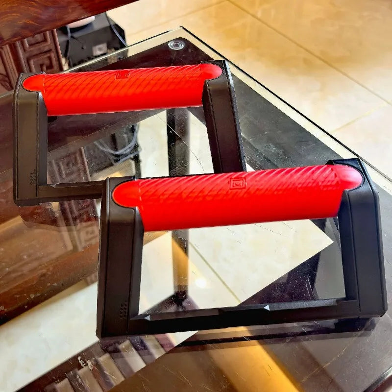2Pcs Push-Up Bar Stand Fitness Training Anti-slip Fitness Strength Training Triangle Plank Push-up Support Grip Handle