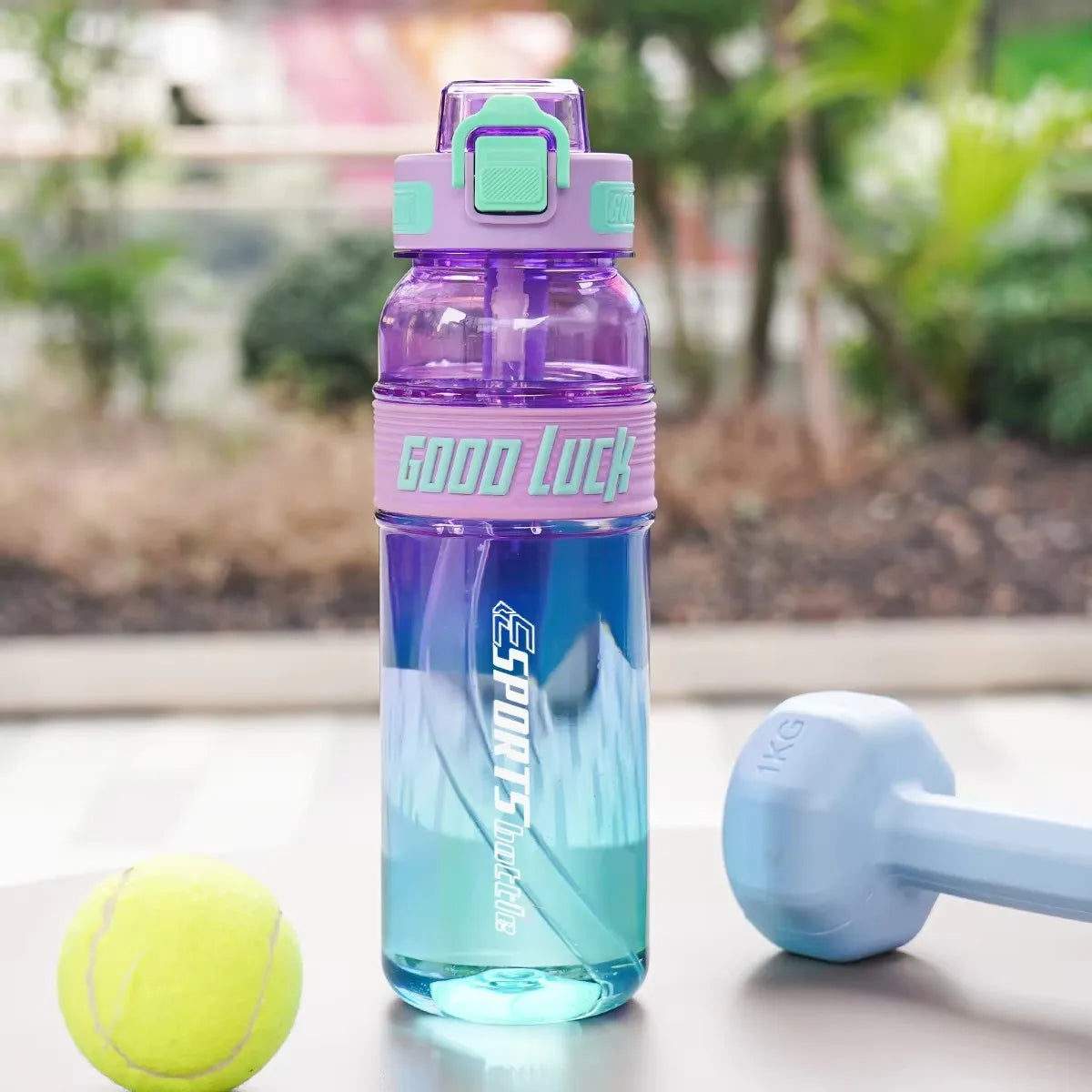 1pc 950ml/31o 750ml/26oz 550ml/18oz outdoor sports water bottle, suitable for fitness, sports, birthday gifts