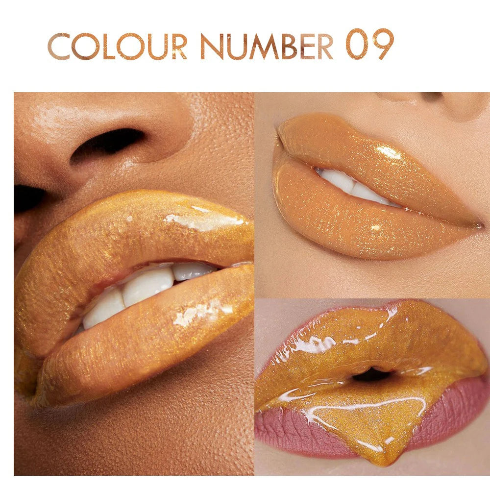 Private Label Lipgloss Custom Logo Hose Tube Shiny Pigment Lip Gloss Durable Glaze Cosmetic Lips Oil Cosmetics lips Makeup