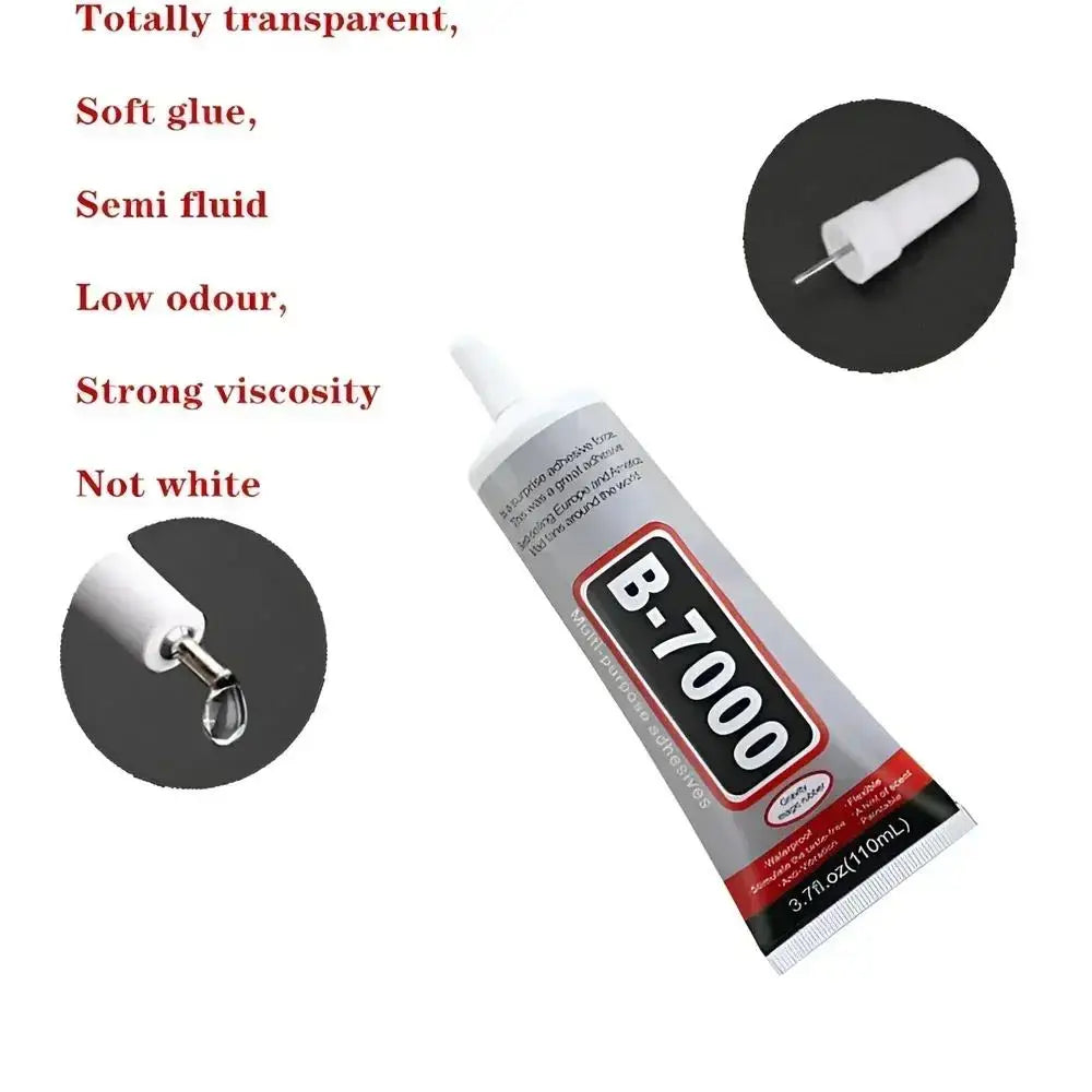 15ML 50ML 110ML B7000 Clear Contact Phone Repair Adhesive Universal Glass Plastic DIY Glue T7000 with Precision Applicator Glue