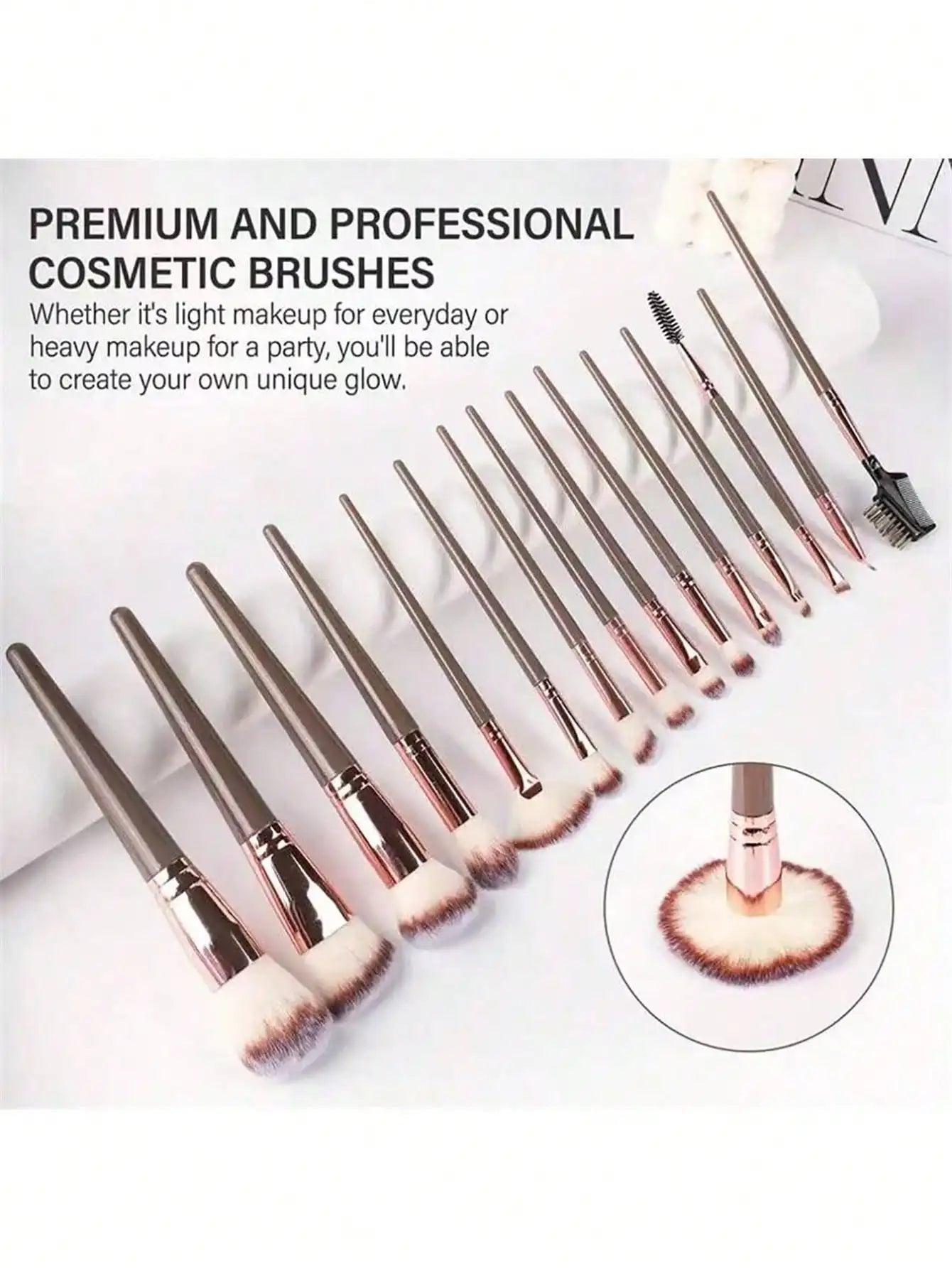 3pcs Makeup Brush Set, Including Angled Eyeliner Brush, Eyebrow Brush, And Ultra-Fine Eyeshadow Brush, Makeup Brush Set, Makeup Brush Kit, Makeup Brush Set, Full Makeup Brushes, Makeup Brush Set, Complete Makeup Tools, Makeup