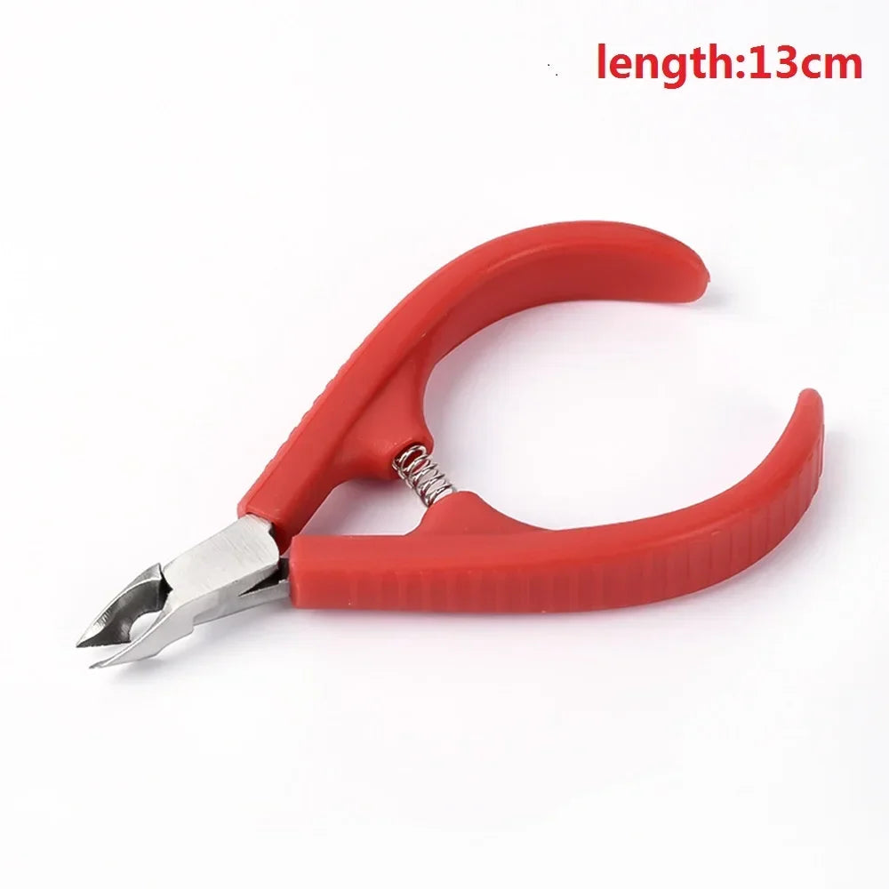 1PC Professional Nail Clipper Nipper Stainless Steel Nail Cutter Trimming Toe Finger Cuticle Plier Scissor Manicure Nail Art Too