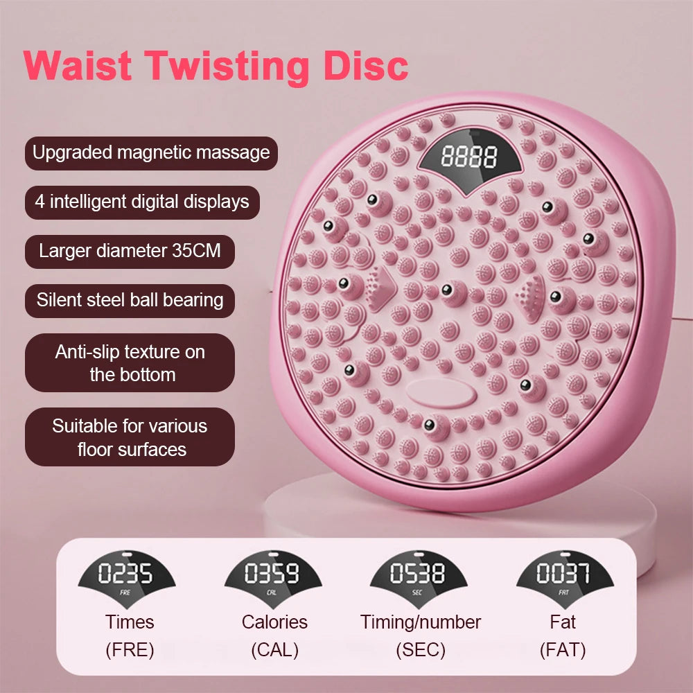 Waist Twisting Disc Magnet Foot Massage Board Fitness Twisting Waist Plate Portable Magnetic Foot Massage Twisting Machine