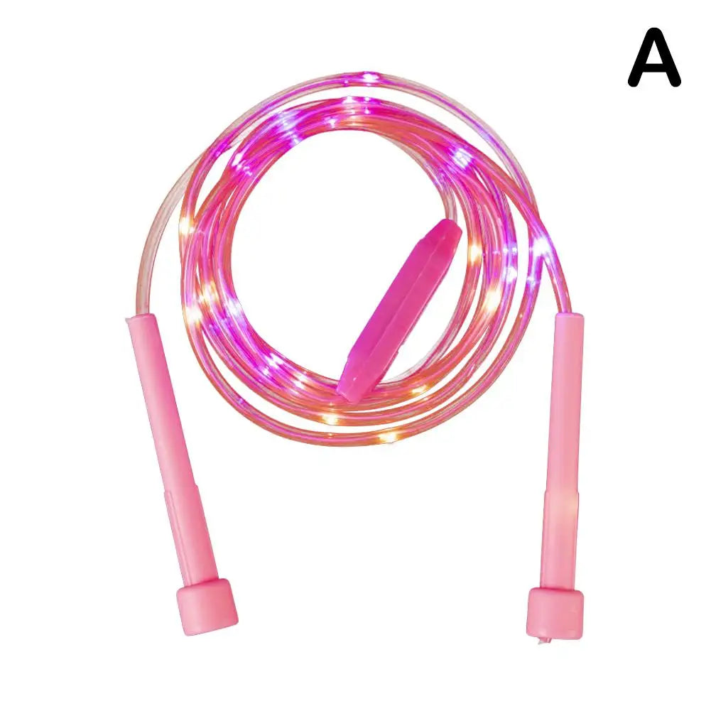 Illuminated Jump Rope Kids Night Exercise Fitness Training Entertainment Glowing Rope Skipping Fun Toys Optical Playing Led Lamp