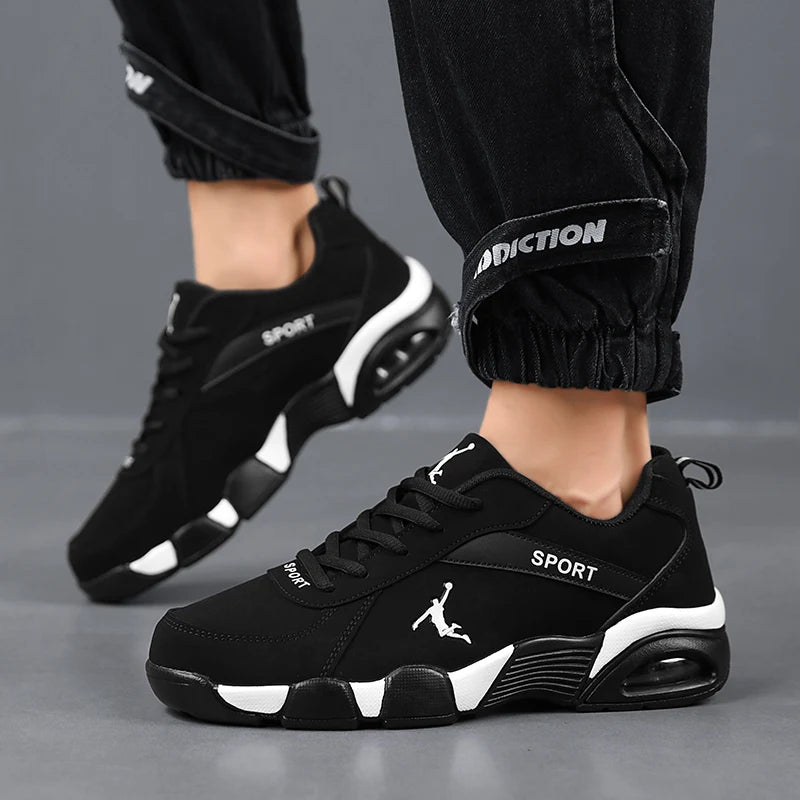Men's Road Running Shoes, Lace-Up Closure, Suitable for All Seasons, Low-Top Trendy Versatile Hiking Shoes, Tennis Casual Walking Fitness Hiking Shoes - the Perfect Sports Shoe for Outdoor Adventures, Ideal for Sports Enthusi