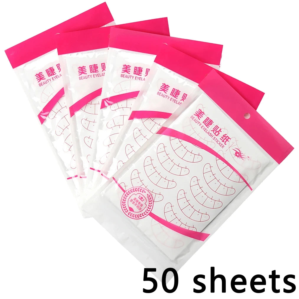 70/140 Pairs Lash Mapping Stickers Under Eye Positioning Eyelash Extension Makeup Tools Extension Practice Eye Pads Paper
