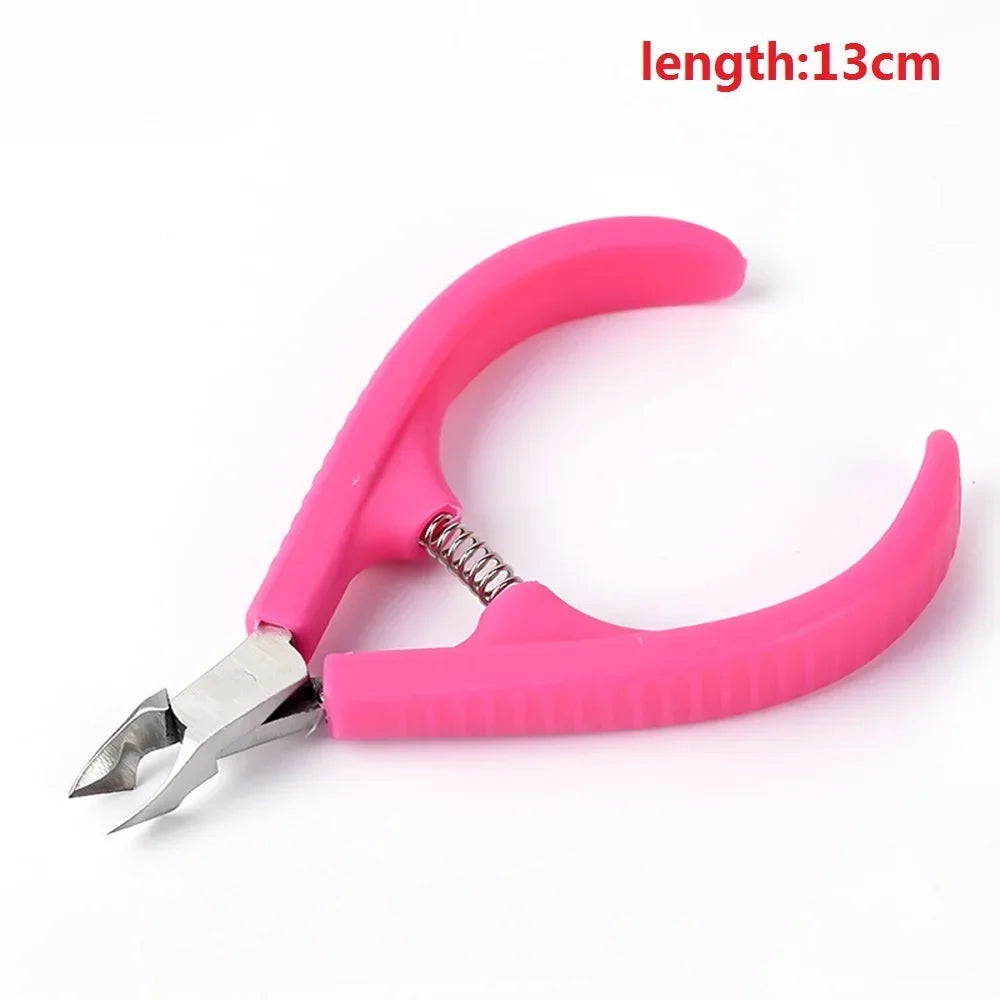 1PC Professional Nail Clipper Nipper Stainless Steel Nail Cutter Trimming Toe Finger Cuticle Plier Scissor Manicure Nail Art Too