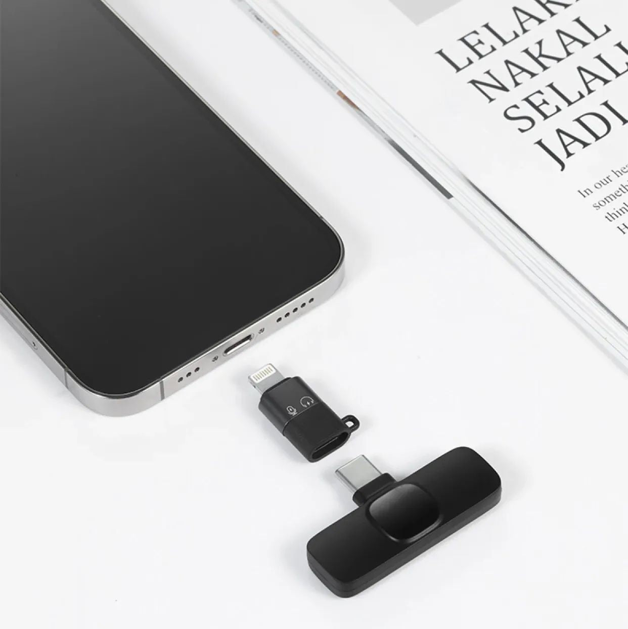 K8 Collar Wireless Microphone Type C Supported - AlSODEAL