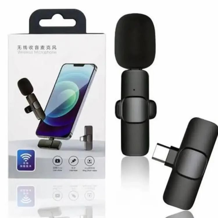 K8 Collar Wireless Microphone Type C Supported - AlSODEAL