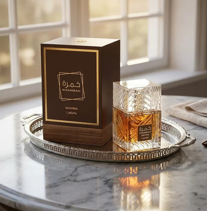 Lattafa Khamrah Qahwa Eau de Parfum | Original Arabic Perfume(Parcel Allow To Open) COD Available
