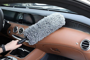 Microfiber Car Duster – Scratch - Free Cleaning with Extendable Handle - AlSODEAL