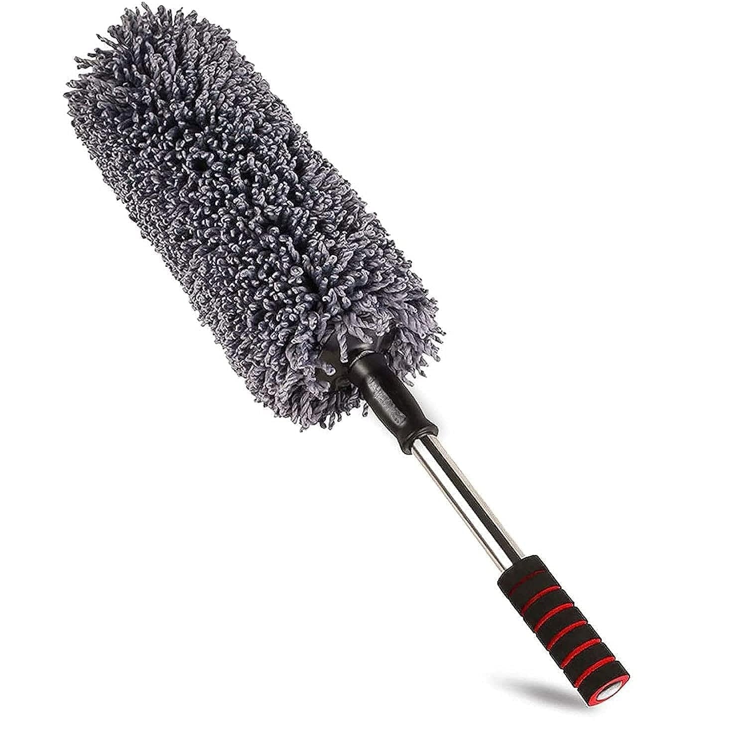 Microfiber Car Duster – Scratch - Free Cleaning with Extendable Handle - AlSODEAL