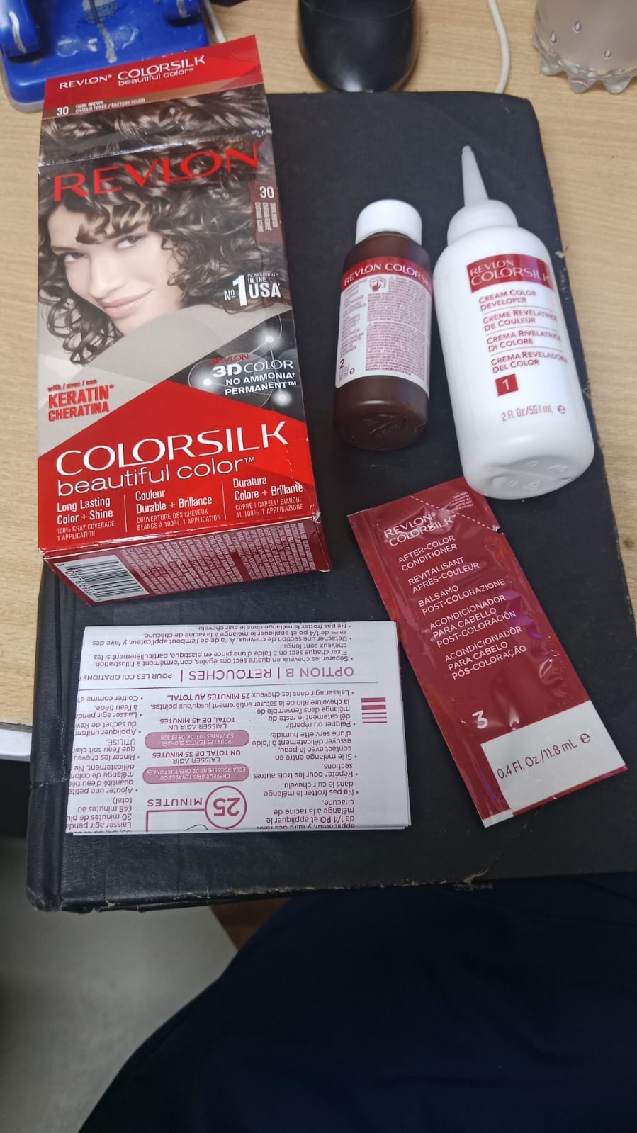 Revlon ColorSilk Hair Color 30 Dark Brown – Ammonia Free Permanent Hair Dye - AlSODEAL