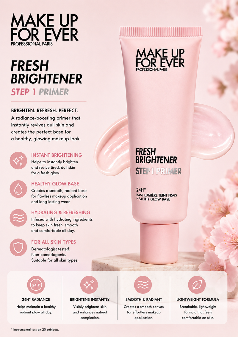 MAKE UP FOR EVER - Fresh Brightener Step - 1 Primer