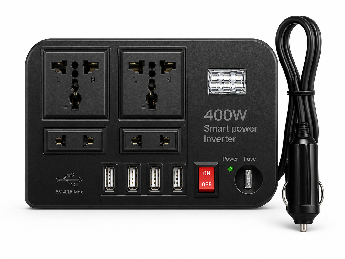 Multi-Port Smart Power Inverter 400W