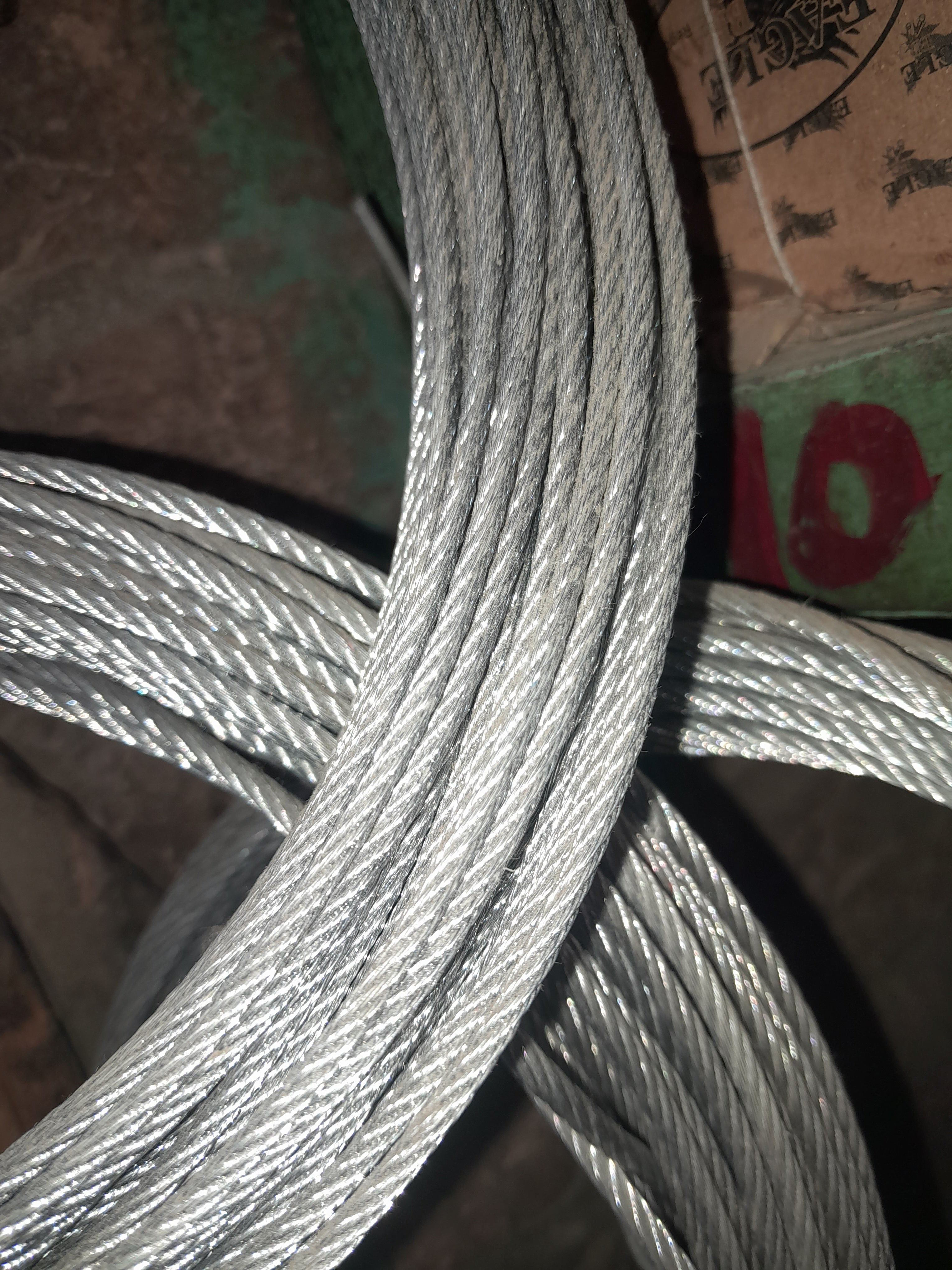 Heavy Duty Steel Wire Clothes Hanging Rope – Anti-Rust PVC Coated Cable with Hooks