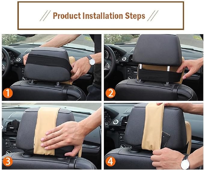 Car Neck Pillow Foam Back Rest Lumbar Cushion