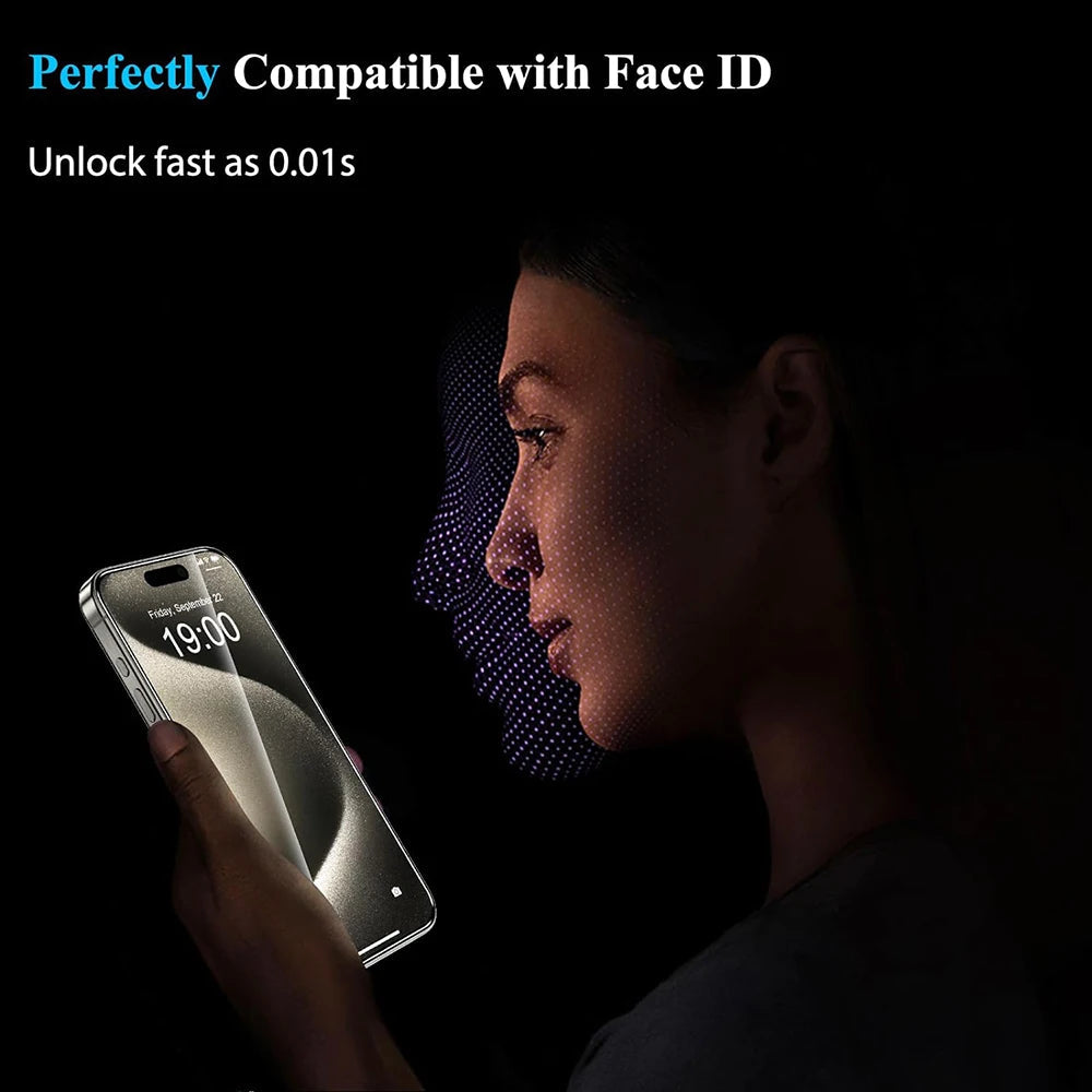 4Pcs Tempered Glass Screen Protector for iPhone