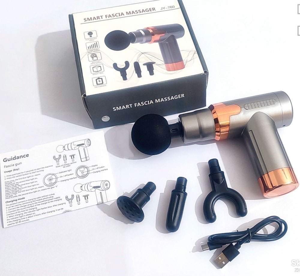 Smart Fascia Massager Deep Muscle Massage JY - 760 Fascia Gun Muscle Relaxation Massager - AlSODEAL