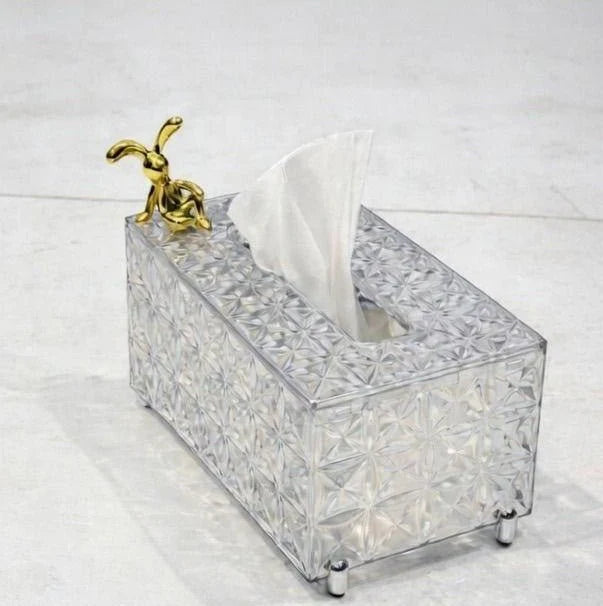 Tissue Box with Storage Tray
